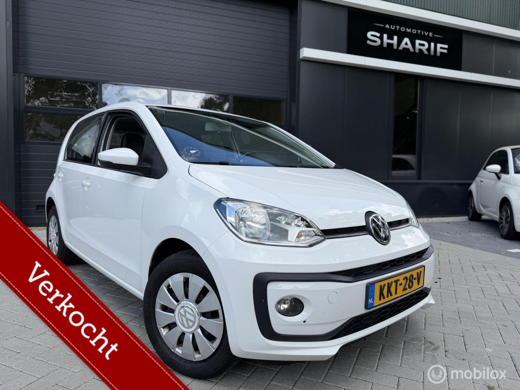 Volkswagen Up! 1.0 BMT high up! Climate|St.verwarming|Airco!, Auto's, Voorwielaandrijving, Wit, Handgeschakeld, 3 cilinders