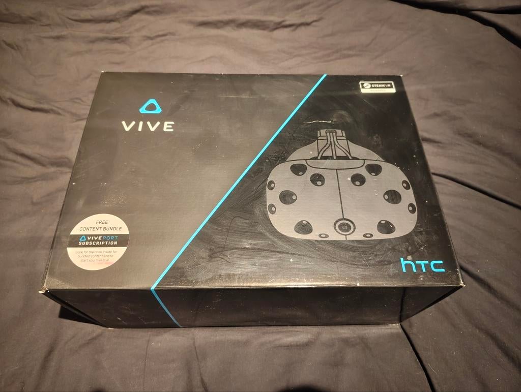 HTC Vive VR Headset - Complete Set, Spelcomputers en Games, Virtual Reality, Ophalen of Verzenden, Gebruikt, VR-bril, Pc
