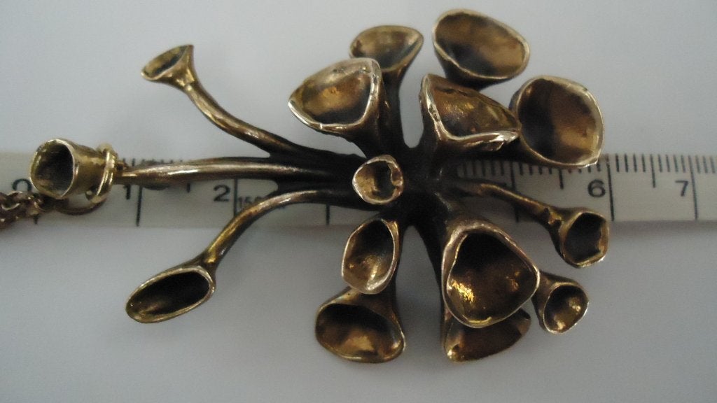 Origineel Hannu ikonen ketting met hanger tevens broche, Overige materialen, Verstelbaar, Ophalen of Verzenden, Zo goed als nieuw