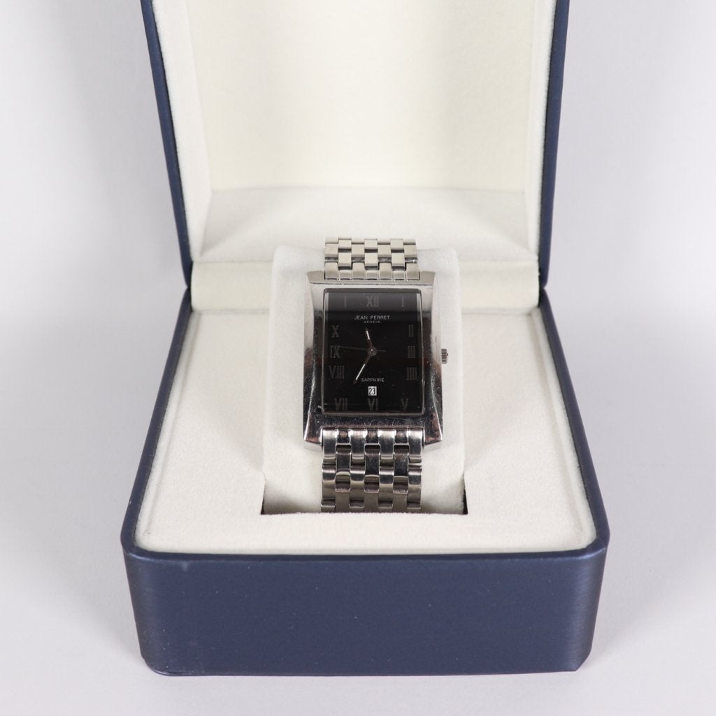 Jean Perret Geneve Sapphire Crystal Slim Line, Flex Ltd., Gebruikt, https://flex.com/contact-us, Nobelstraat 10, 5807 GA Oostrum LB, Limburg, Nederland