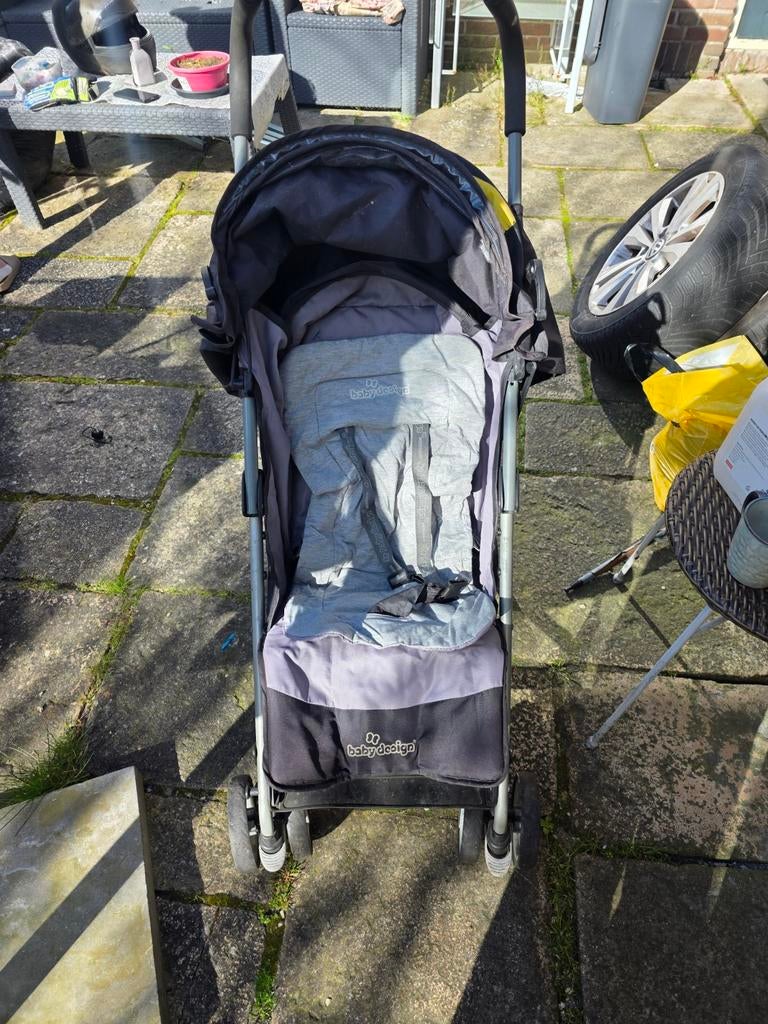 Gebruikte kinderwagen - Baby Design, Ophalen of Verzenden, Gebruikt, Kinderwagen, Overige merken