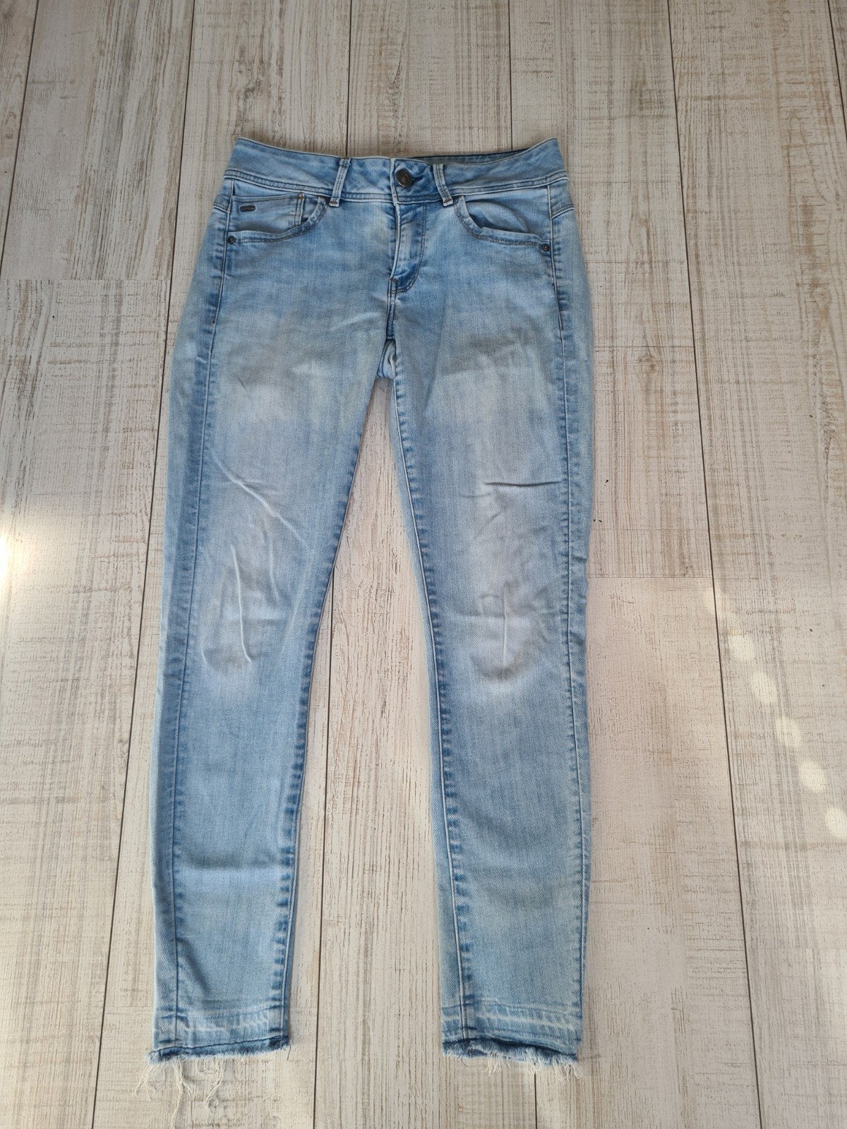Stoere skinny spijkerbroek van G-star model Lynn mt 28-32, Ophalen of Verzenden, Zo goed als nieuw, Blauw, W28 - W29 (confectie 36)