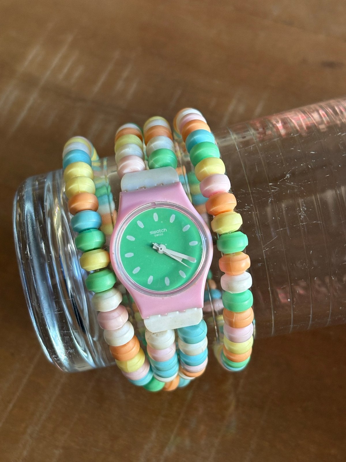 Swatch Pop horloge (kind) jaren '90, Ophalen, Kunststof, Polshorloge, Swatch
