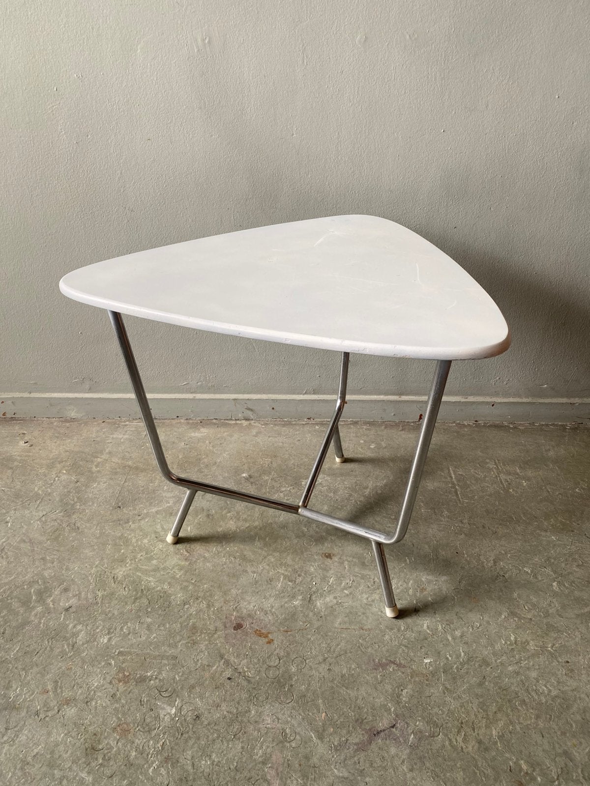 Jaren 50 tafeltje, Ophalen, Gebruikt, Rond, Minder dan 55 cm