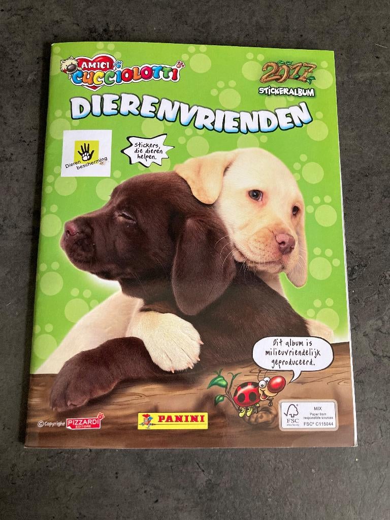 Panini - Dierenvrienden - stickers voor album, Ophalen of Verzenden, Nieuw
