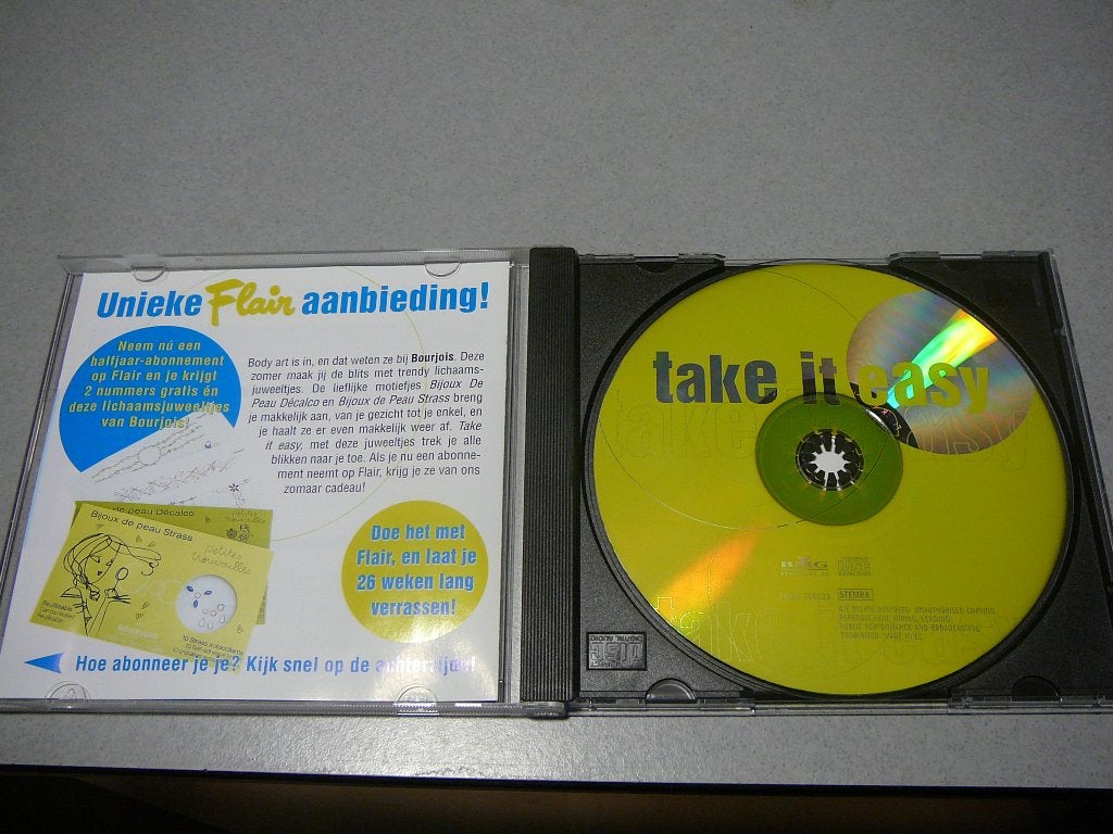 c.d. take it easy, Ophalen of Verzenden, Zo goed als nieuw, Pop