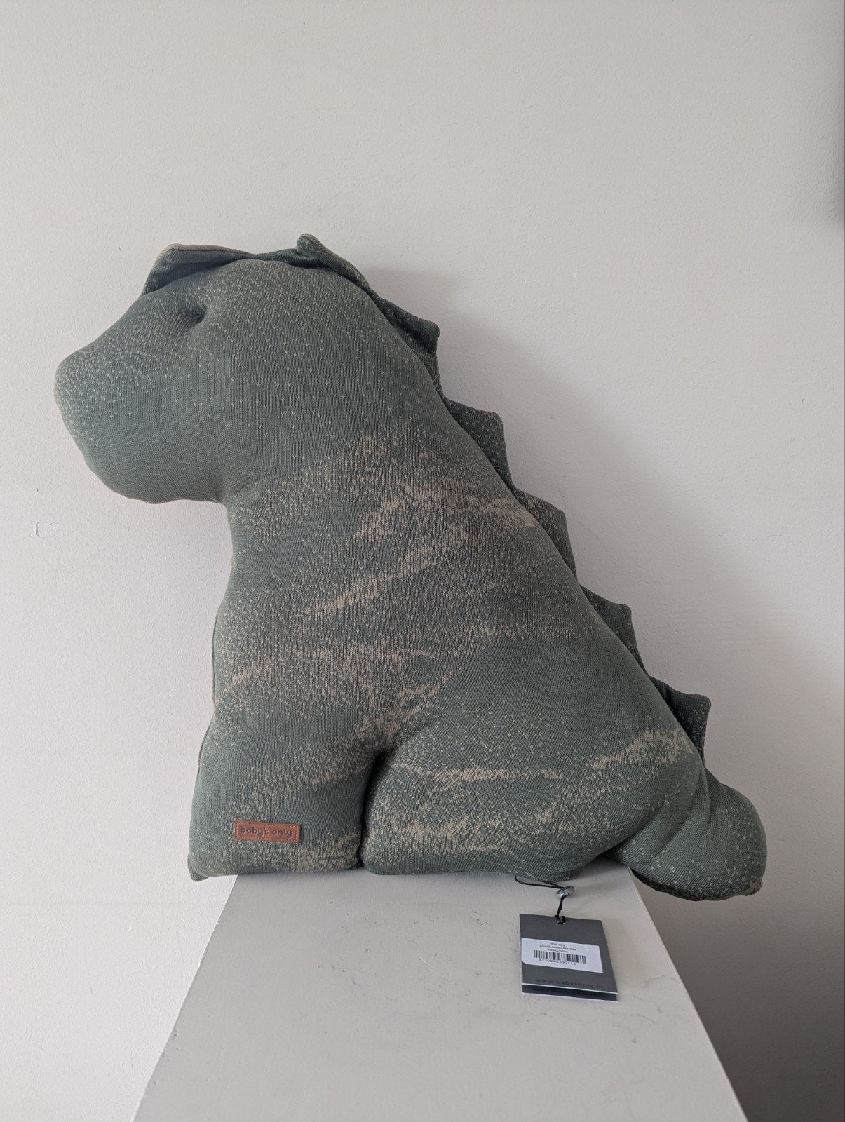 Baby's only dino xl knuffel khaki olive 55 cm nieuw 59.95, Groen, Dinosaurus, Nieuw, Ophalen of Verzenden