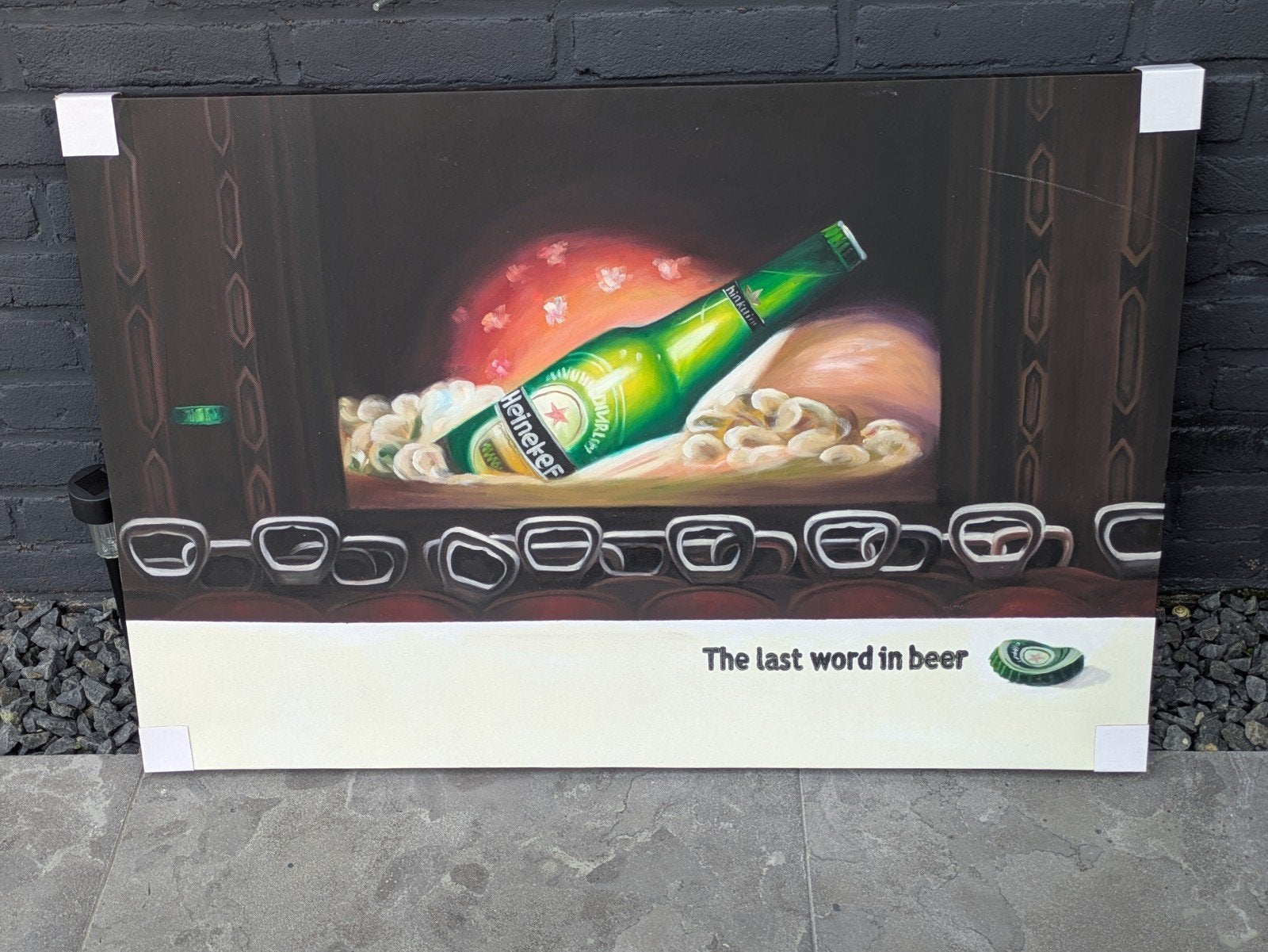 Partij canvasdoeken Heineken en Corona, Huis en Inrichting, Ophalen, Nieuw, Schilderij, 75 tot 100 cm