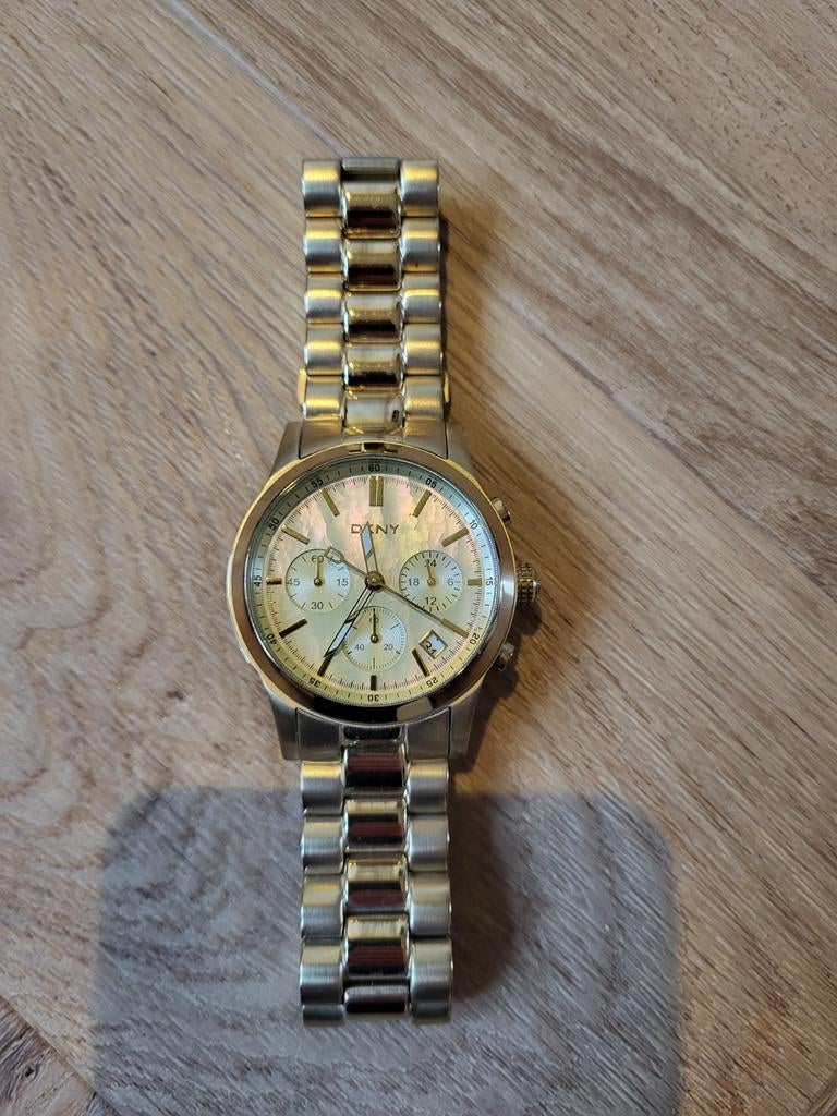 DKNY 8062 dameshorloge, Overige merken, Staal, Staal, Polshorloge