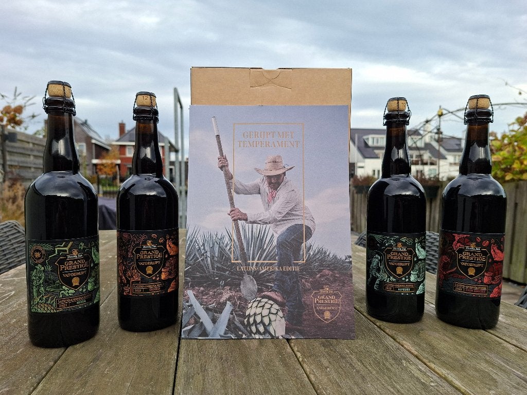 Hertog Jan Grand Prestige Vatgerijpt #2023 LATIJNS-AMERIKA, Ophalen of Verzenden, Nieuw, Flesje(s), Hertog Jan