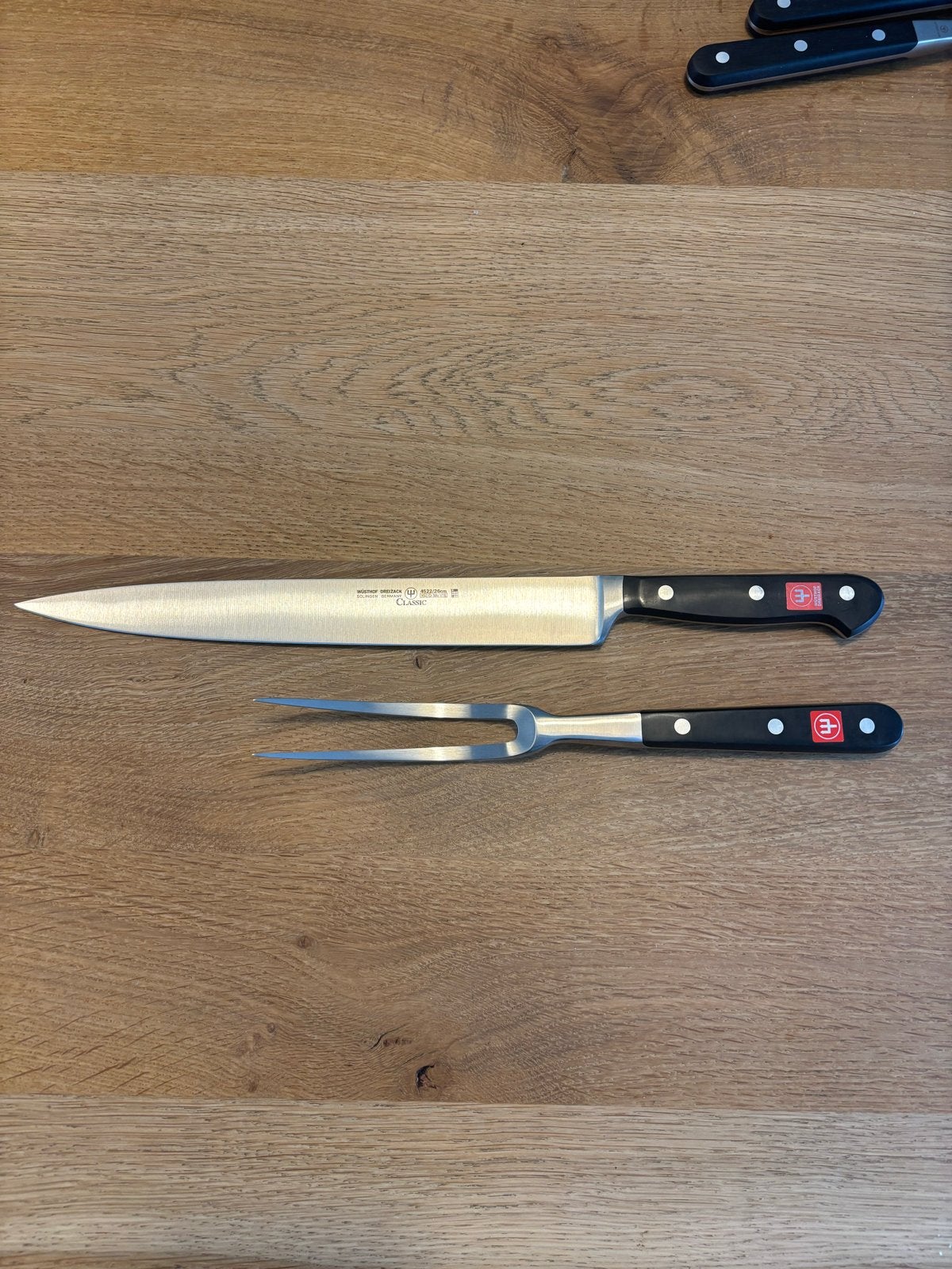 Wüsthof Classic Trancheerset - Duitse top kwaliteit, Ophalen, Gebruikt, Los bestek, Rvs of Chroom