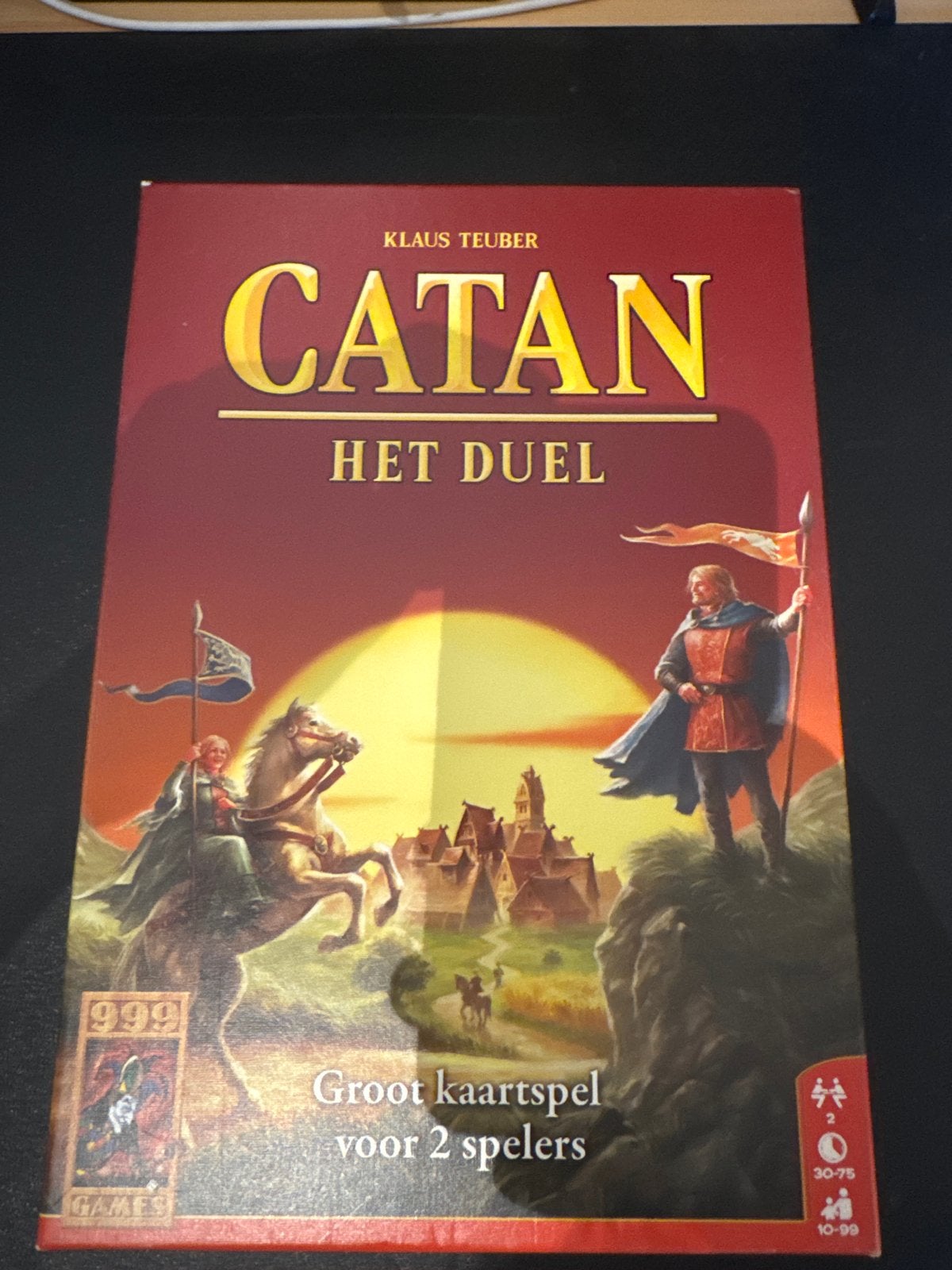 Catan: Het Duel - Groot kaartspel voor 2 spelers, Een of twee spelers, Ophalen of Verzenden, Zo goed als nieuw