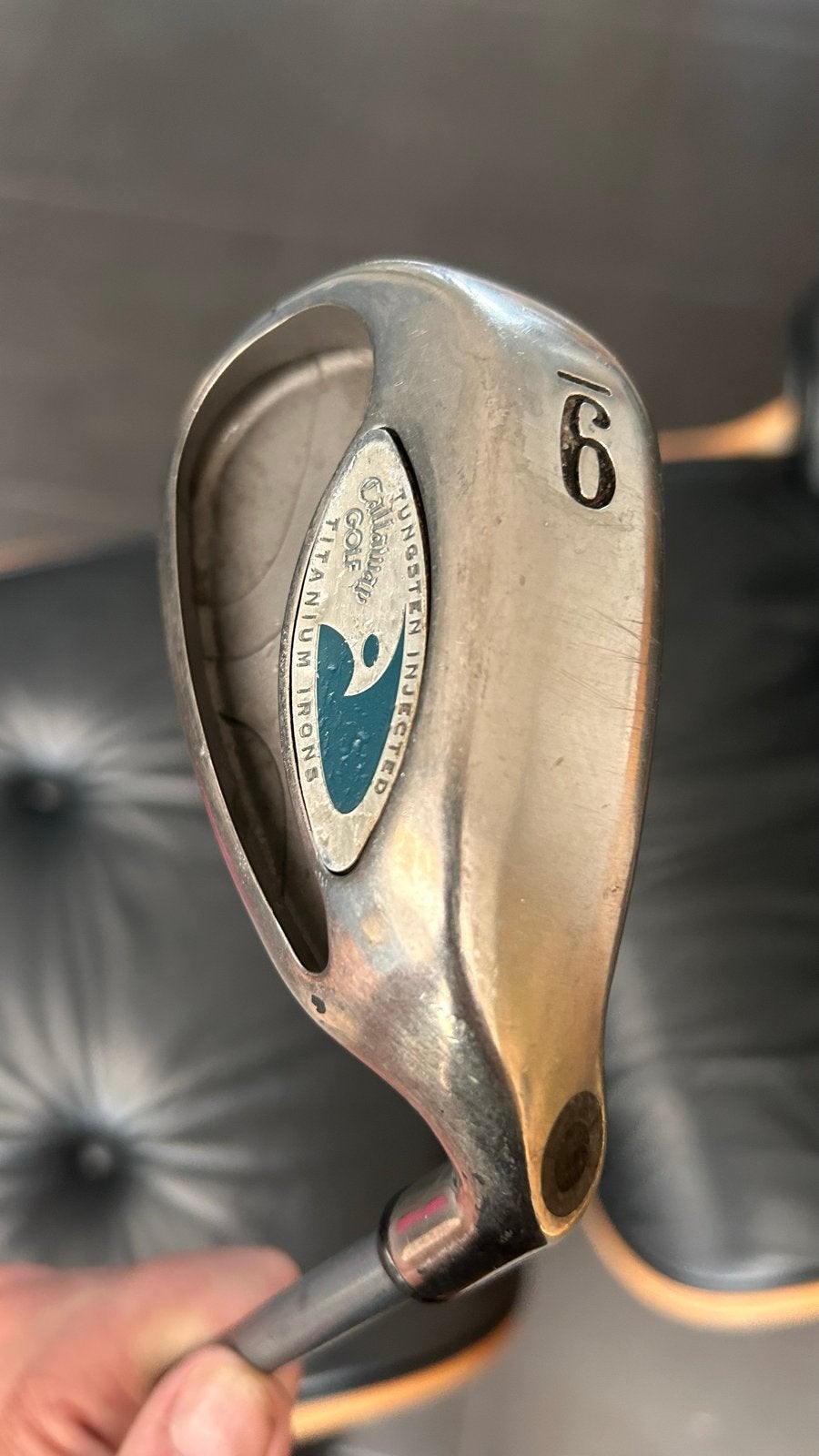Callaway Hawk Eye Titanium Gems IJzer 9 (ophaal), Ophalen, Gebruikt, Club, Callaway