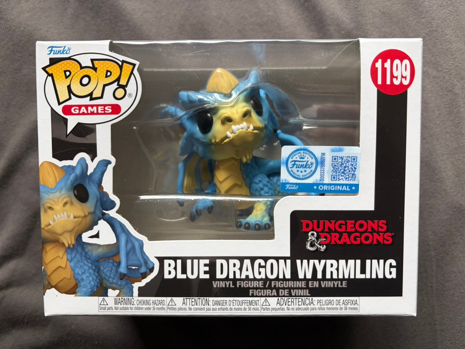 Funko Blue Dragon Wyrmling dungeons and dragons dnd, Ophalen of Verzenden, Nieuw
