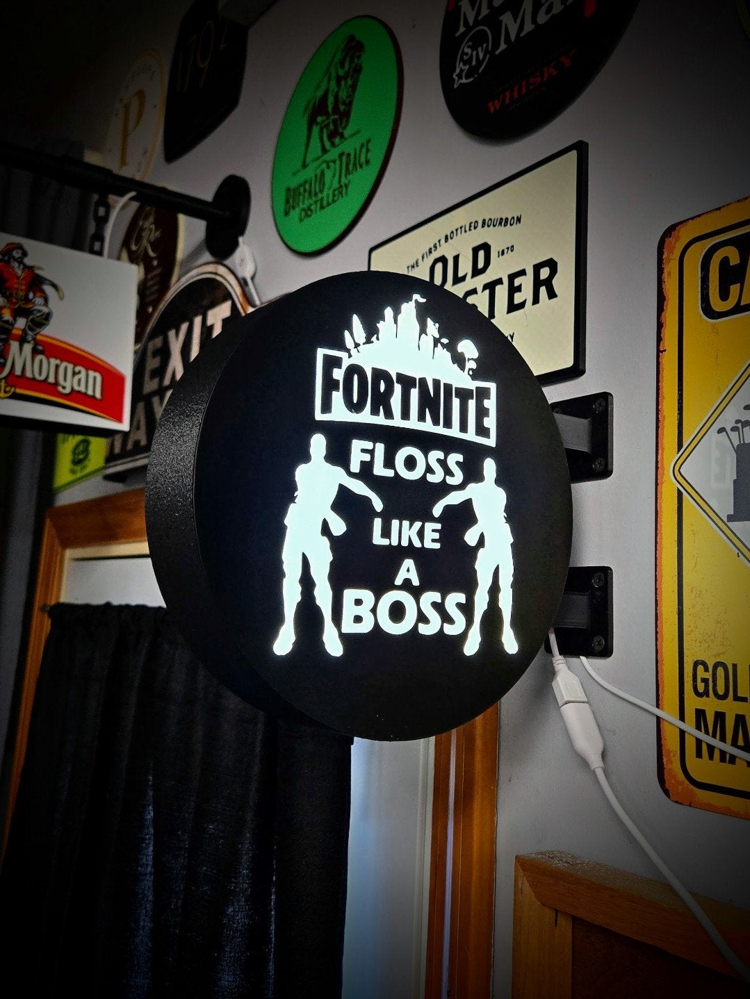 Nieuw Fortnite  Dubbelzijdig Lichtbord, Ophalen of Verzenden