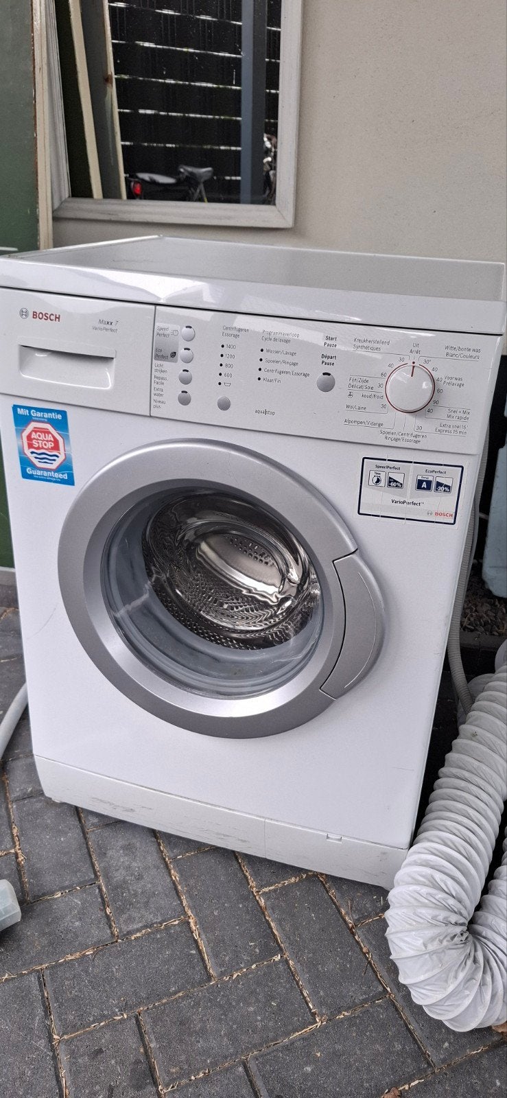 Bosch Maxx 7 VarioPerfect Wasmachine - Goede Staat, Ophalen, Gebruikt, Voorlader, 85 tot 90 cm