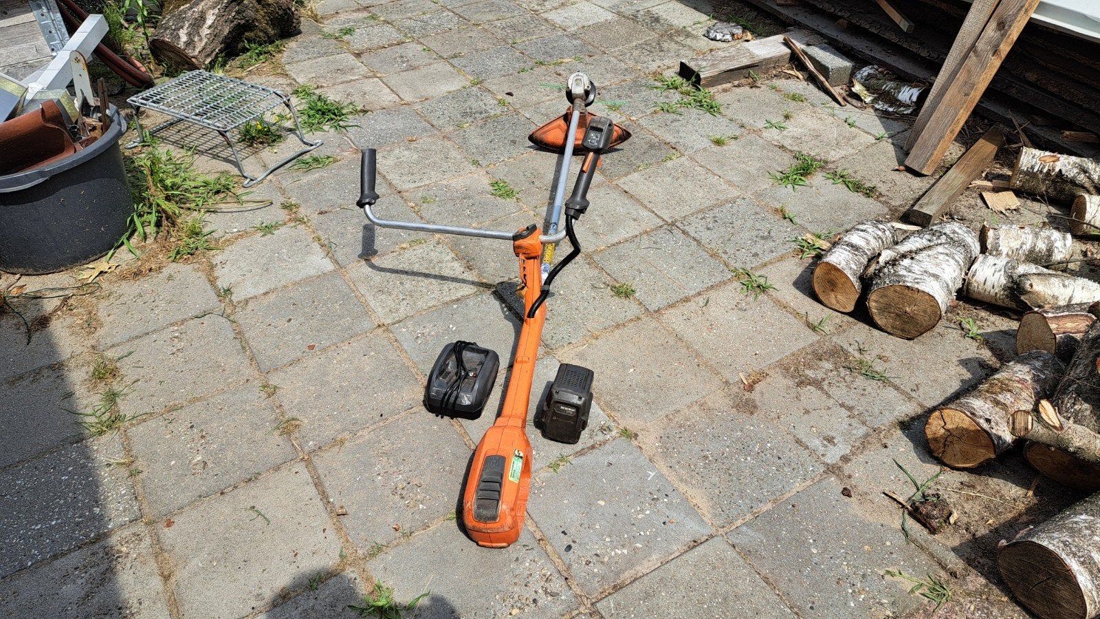 Husqvarna 536LiRX (accu)bosmaaier met accu en lader., Ophalen, Gebruikt, Accu, ????