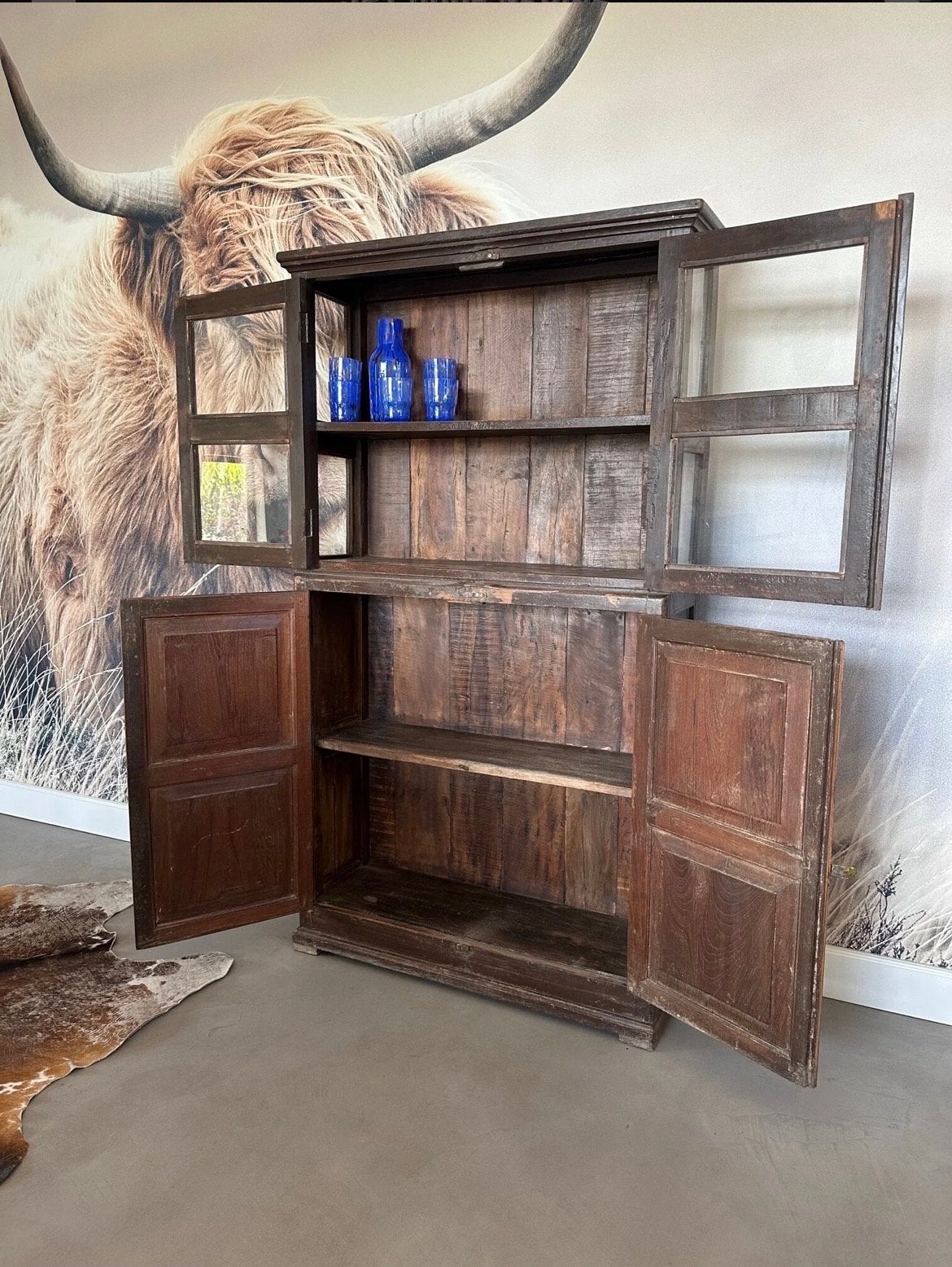 Unieke Indiase Kast: 90x25x170 cm, Ophalen