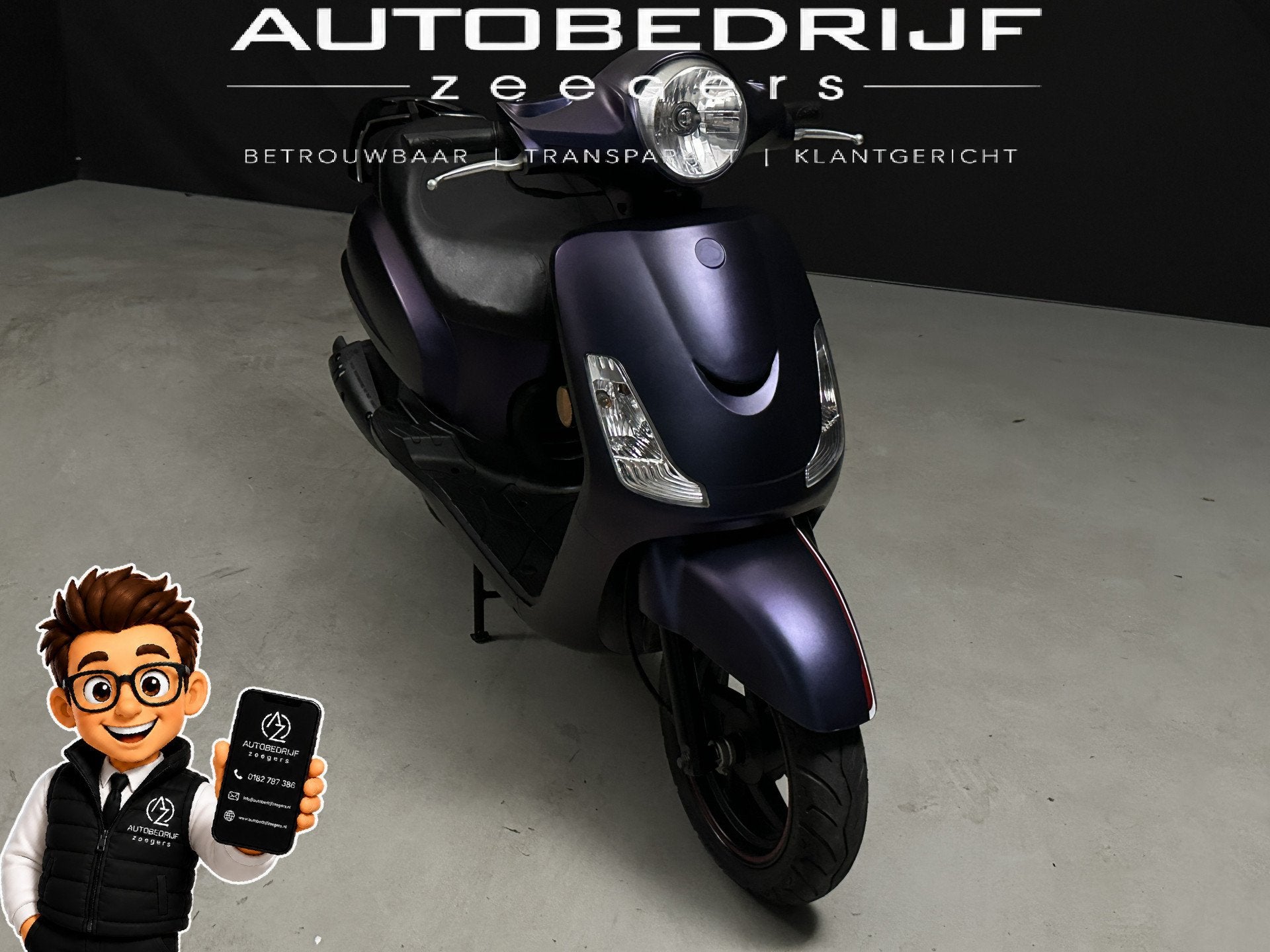 SYM Fiddle II Snorscooter (bj 2021), Middelblok 190
2831BR  GOUDERAK, NL, Gebruikt, SYM, Info@autobedrijfzeegers.nl
