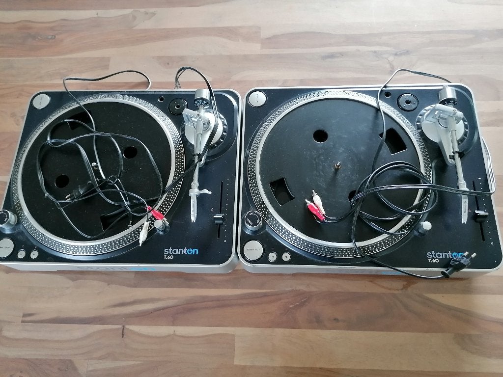 2 x Stanton draaitafel T60, Ophalen of Verzenden, Gebruikt, Draaitafel, Overige merken