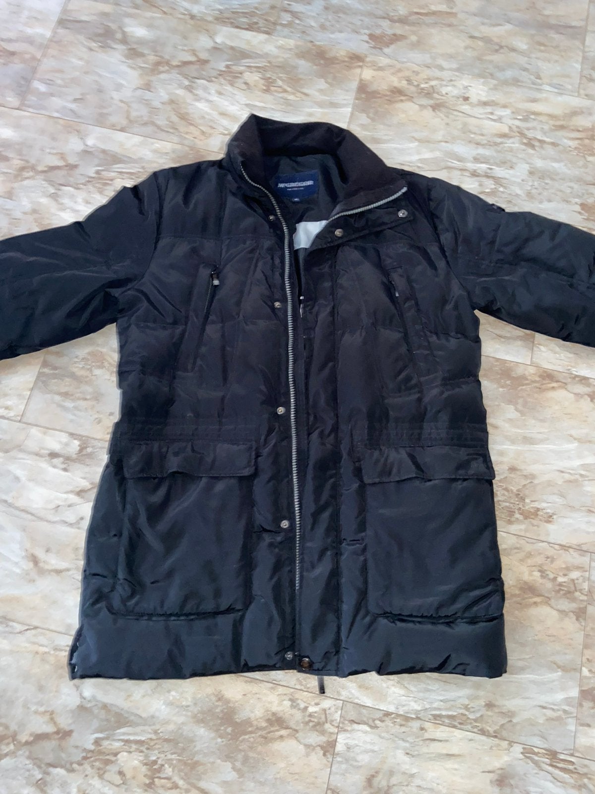 Heren winterjas, Ophalen of Verzenden, Zo goed als nieuw, Maat 48/50 (M), Blauw