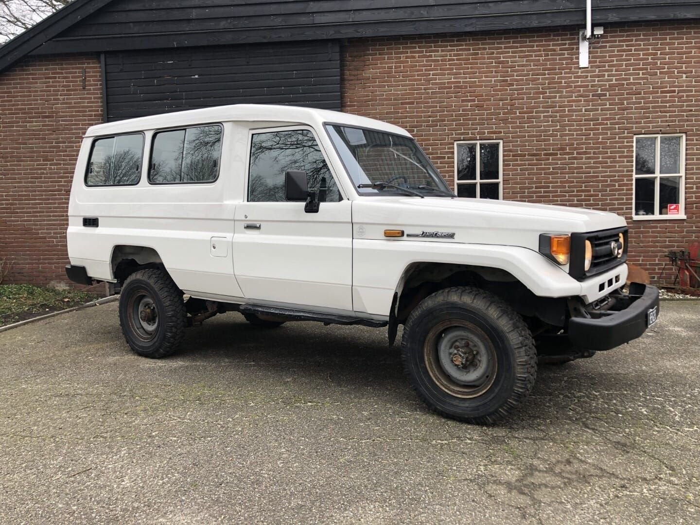 Toyota Land Cruiser HZJ75  Buschtaxi Troopy, Wit, Bedrijf, SUV of Terreinwagen, Handgeschakeld