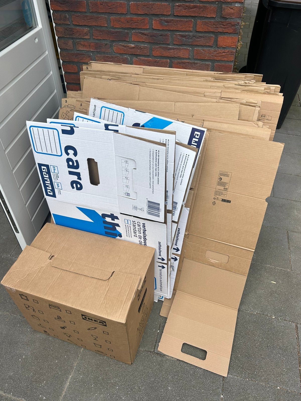 50 verhuisdozen, Doe-het-zelf en Verbouw, Kratten en Dozen, Ophalen, Doos, 40 tot 60 cm, 50 tot 75 cm