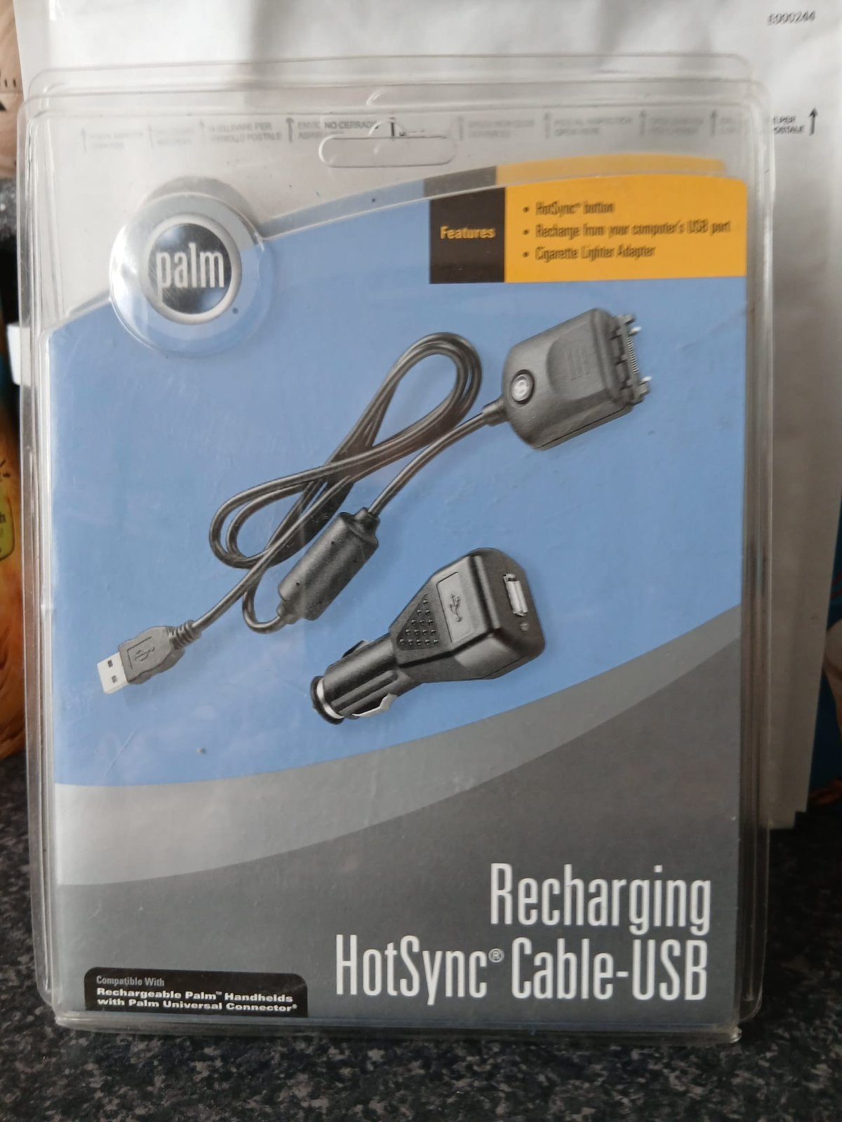 Palm hotSync USB-lader met auto adapter voor Samsung, Ophalen, Nieuw