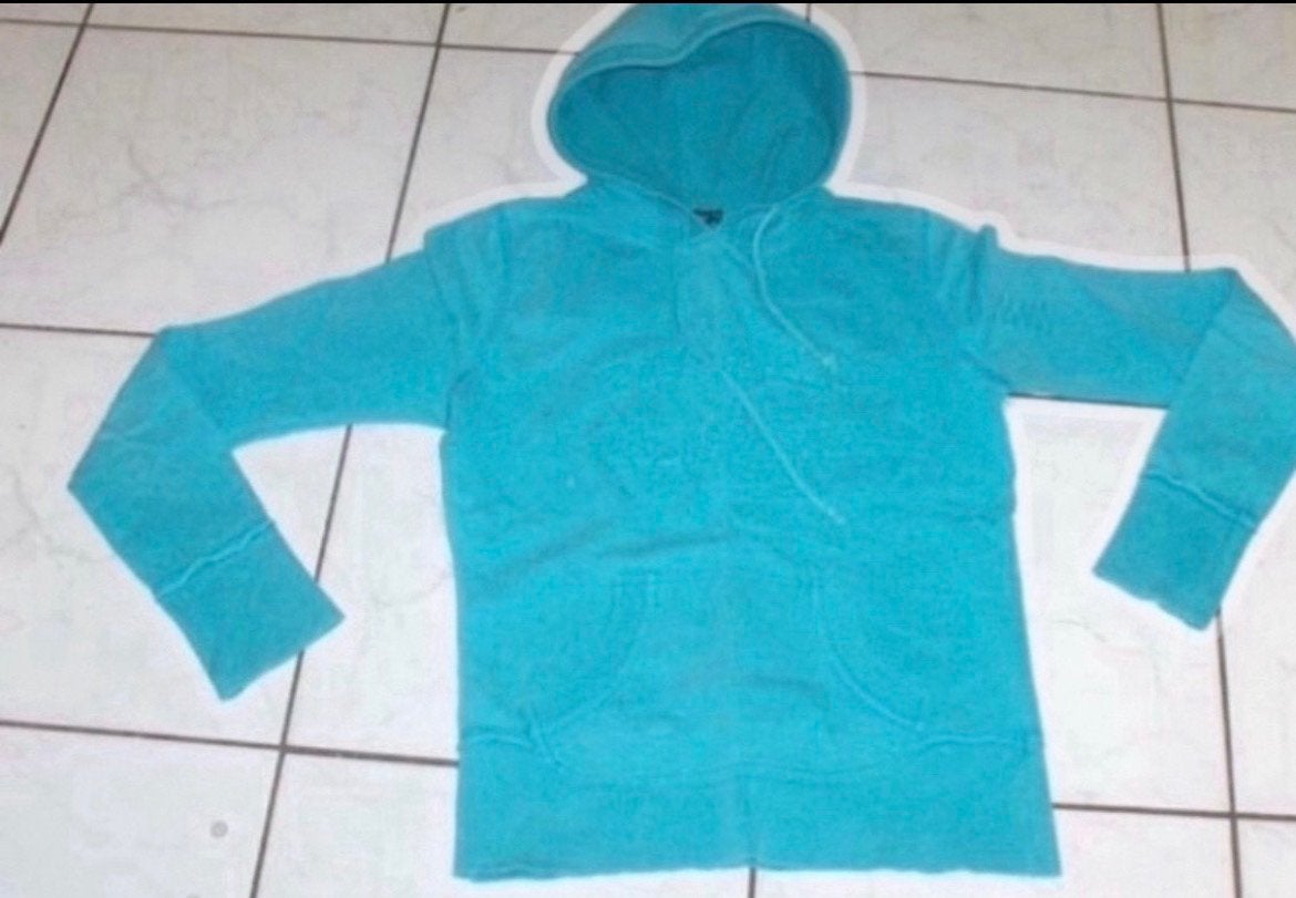 Aqua hoodie. Maat M. Merk, Kleding | Dames, Maat 38/40 (M), Hot Item, Blauw, Ophalen of Verzenden