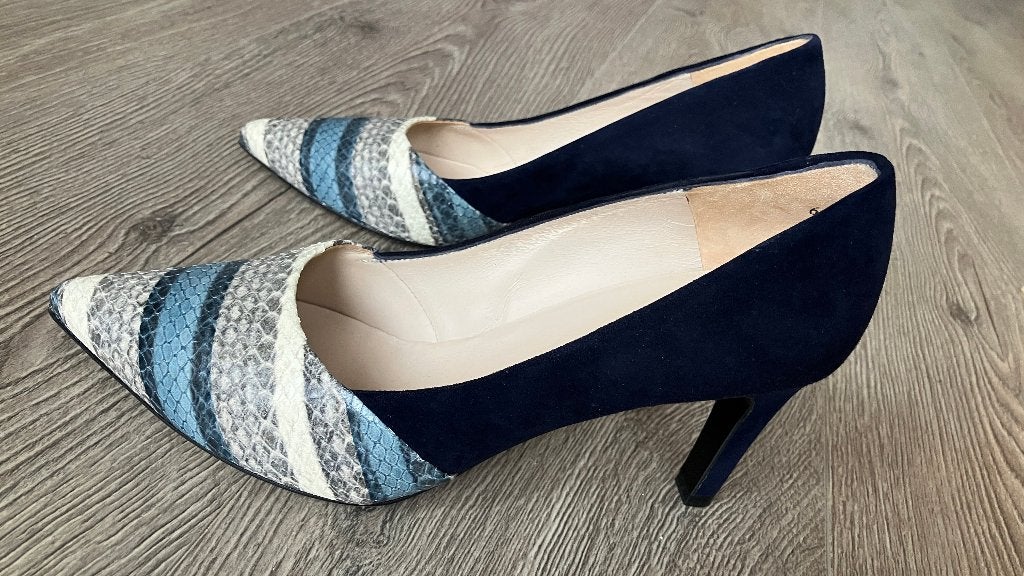 Pumps Peter Kaiser 39 (6), Pumps, Blauw, Ophalen of Verzenden, Zo goed als nieuw