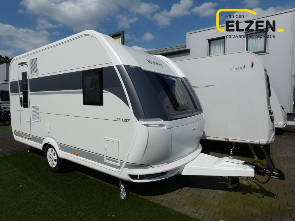 Hobby De Luxe 400 SFE Model 2026 Bekl. Nero Sol, Caravans en Kamperen, Caravans, Hobby, Bedrijf, Treinzit, Tot en met 3