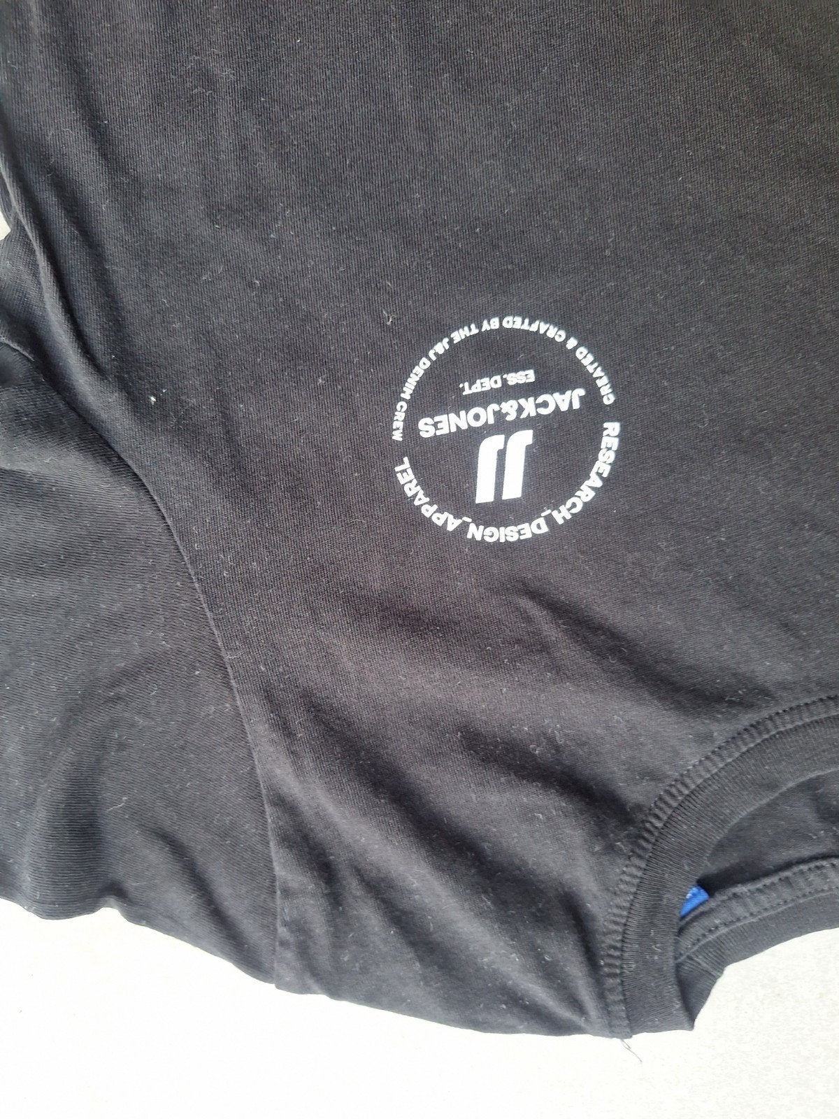 Fijn en stoer zwart T-shirt van Jack & Jones, Ophalen of Verzenden, Zo goed als nieuw, Shirt of Longsleeve, Jongen