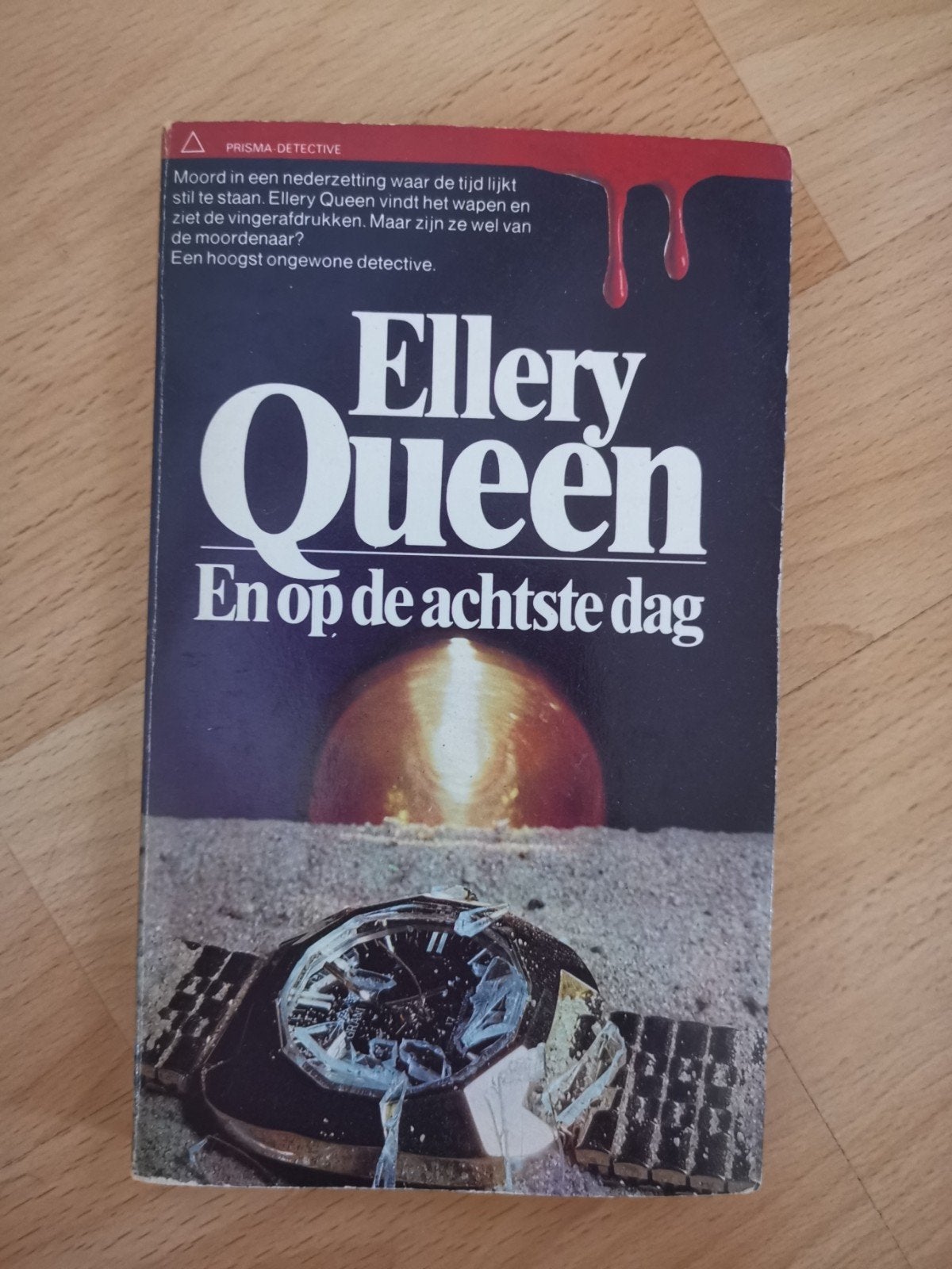 Ellery Queen - En op de achtste dag (Prisma-detective), Boeken, Verzenden, Zo goed als nieuw, Ellery Queen