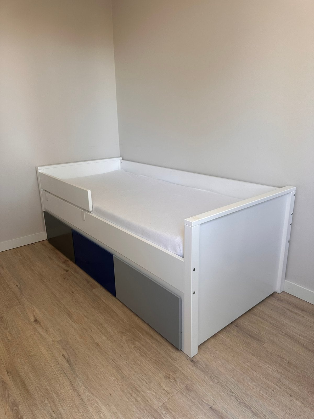 Bopita kinderbed met opberglades, Ophalen, 85 tot 100 cm, Gebruikt, Lattenbodem
