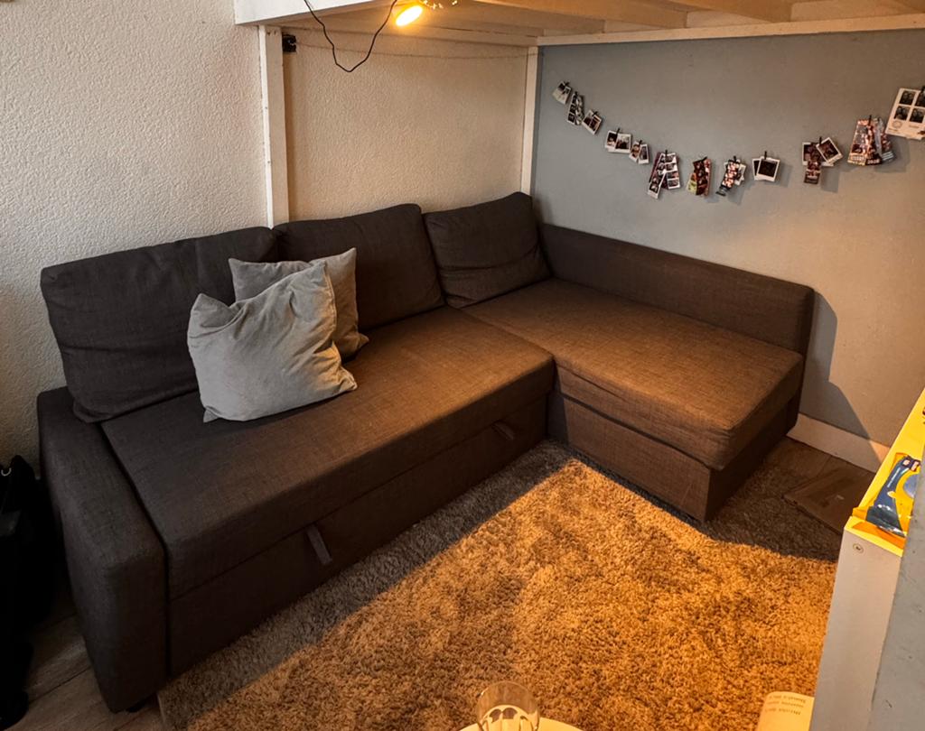 Slaapbank IKEA, Huis en Inrichting, Slaapkamer | Slaapbanken, Ophalen of Verzenden, Zo goed als nieuw, Tweepersoons, 140 cm