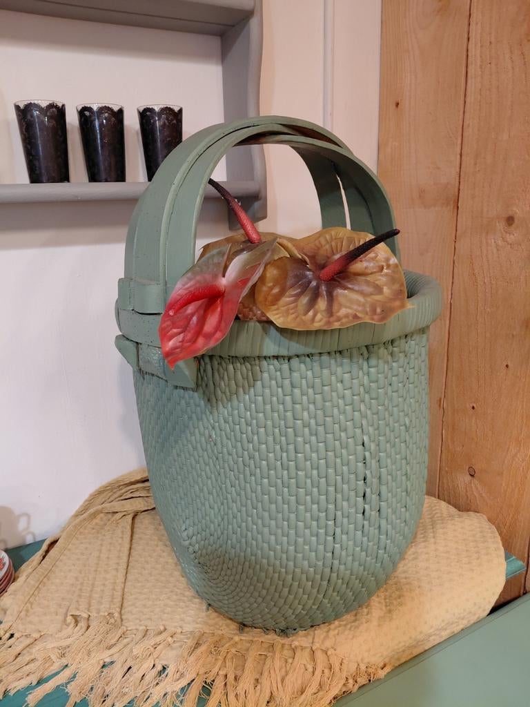 Vintage Indiase plukmand - Groen of Zwart, Ophalen of Verzenden