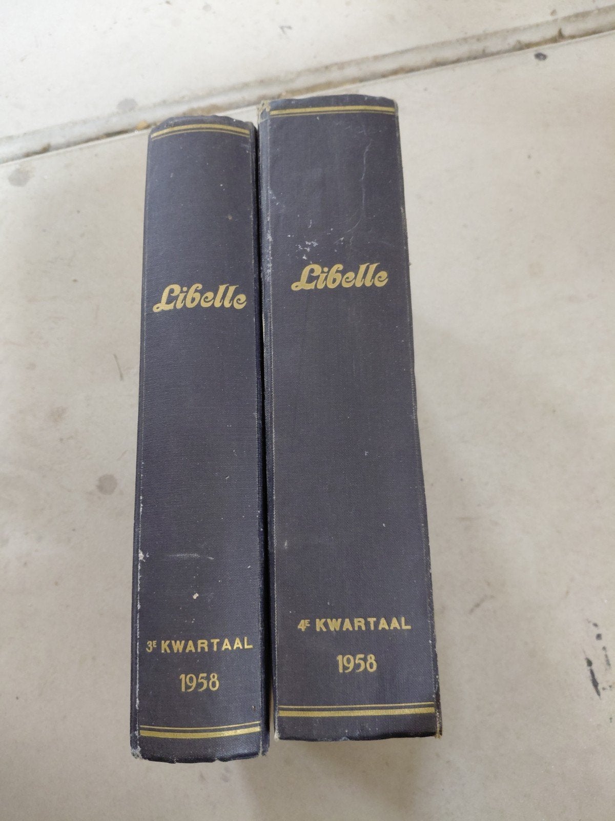 Libelle Jaargang 1958 - 3e en 4e Kwartaal Gebonden, Ophalen of Verzenden, Gelezen, Damesbladen