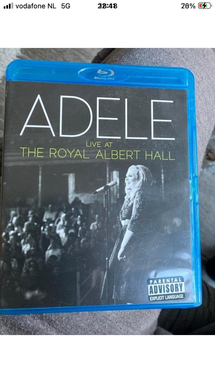 Adele Live at The Royal Albert Hall Blu-ray + CD, Cd's en Dvd's, Blu-ray, Muziek en Concerten, Alle leeftijden, Nederlands, Concert