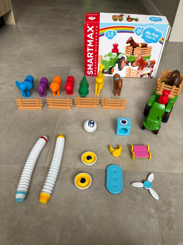 SmartMax My First Tractor Set, Roboflex en My first Safari, Ophalen of Verzenden, Zo goed als nieuw, Overige typen, Met wieltjes