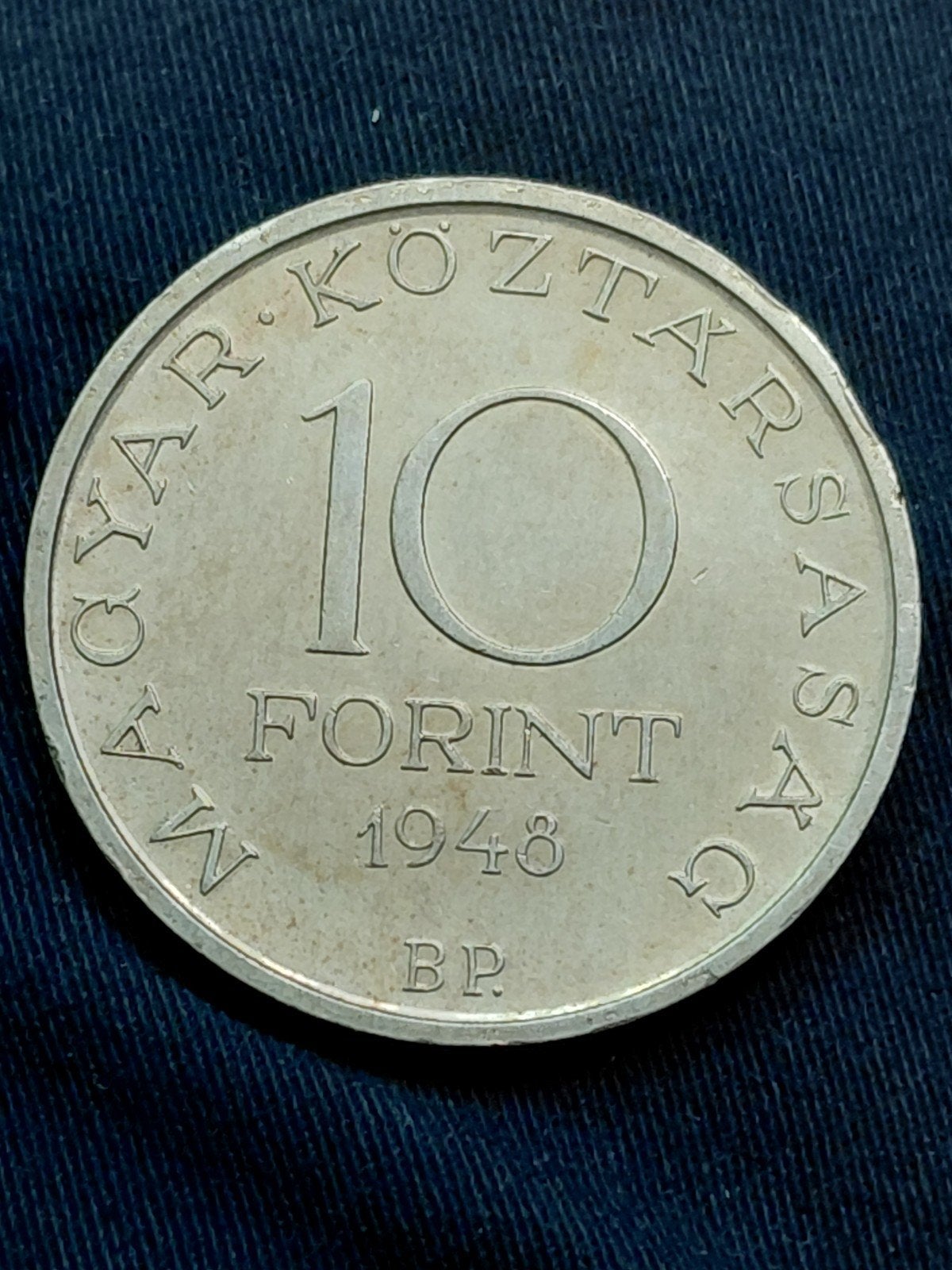 Hongarije 10 Forint 1947 Revolutie van 1848 - Zilver, Verzenden, Hongarije, Losse munt, Zilver