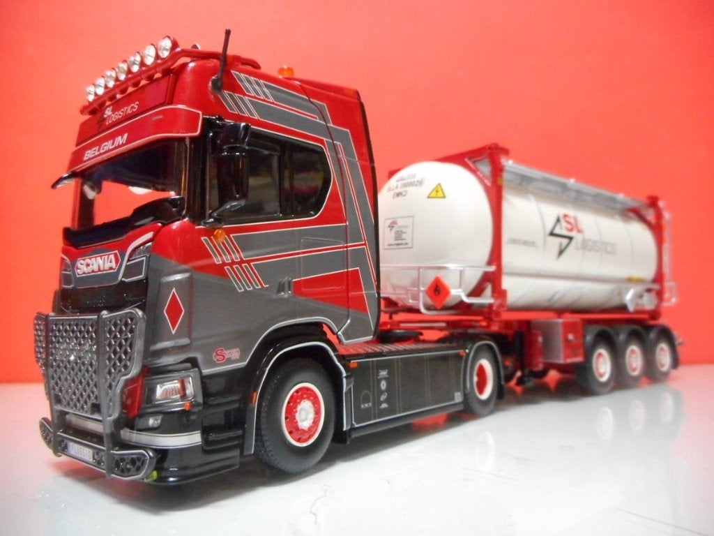 TEKNO SCANIA SL LOGISTICS, BELGIE 88436, Ophalen of Verzenden, Nieuw, Bus of Vrachtwagen, Tekno