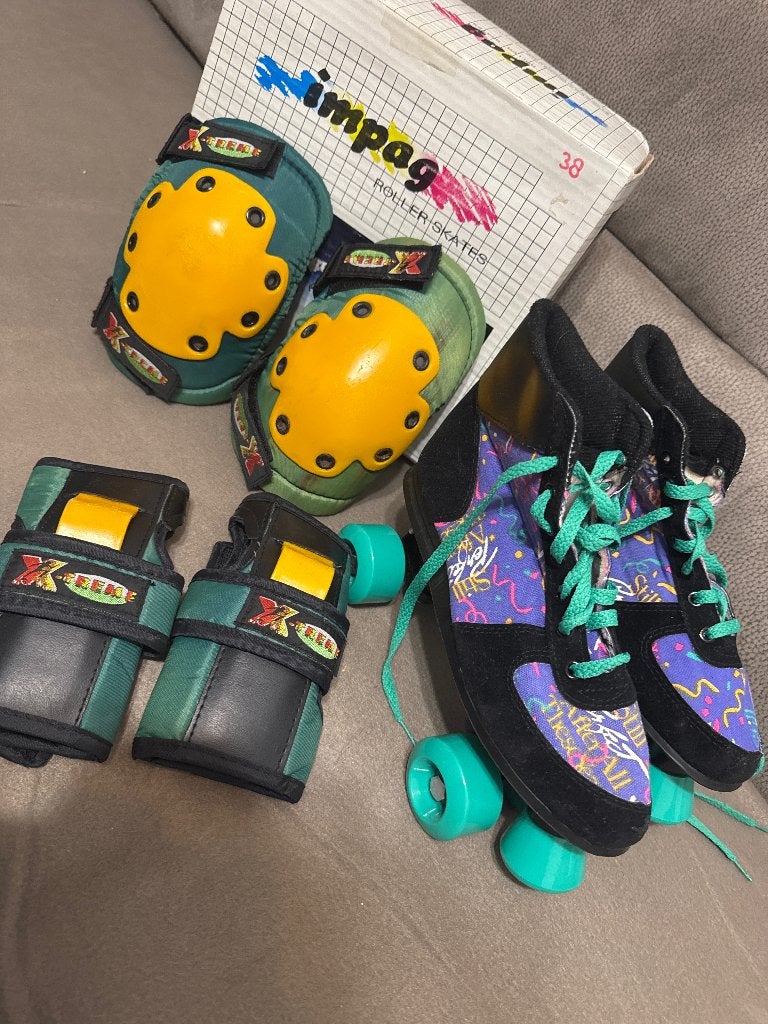 Rollerskates, Sport en Fitness, Overige merken, Ophalen of Verzenden, Zo goed als nieuw, Inline skates 4 wielen