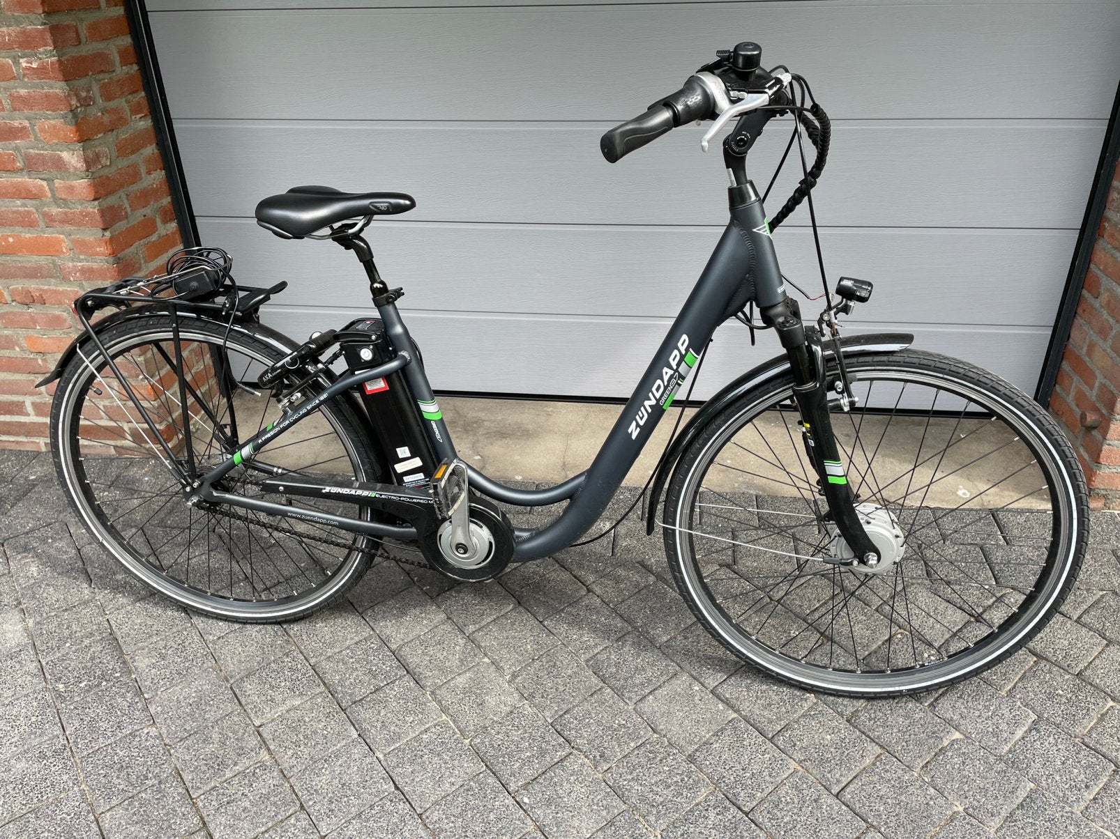 Zundapp Green 3.7 E-bike Damesfiets, met defect accu, Minder dan 30 km per accu, Gebruikt, 47 tot 51 cm, Ophalen