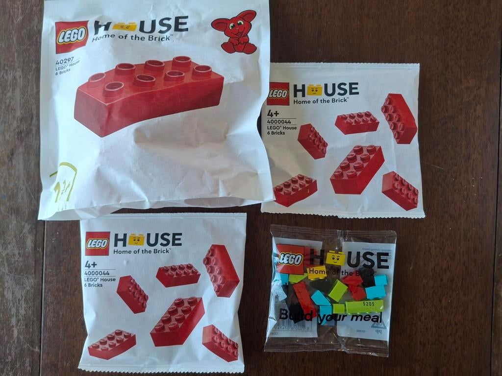 LEGO House exclusieve sets en 'Build your meal' zakje, Lego, Nieuw, Ophalen of Verzenden, Complete set