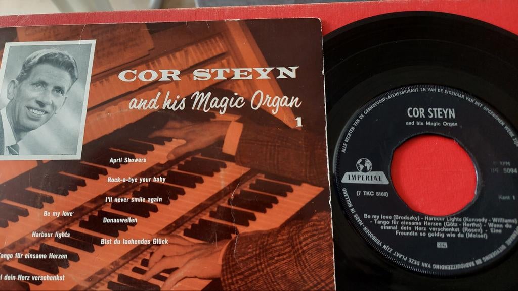 Cor Steyn and his Magic Organ - Single, Ophalen of Verzenden, Gebruikt