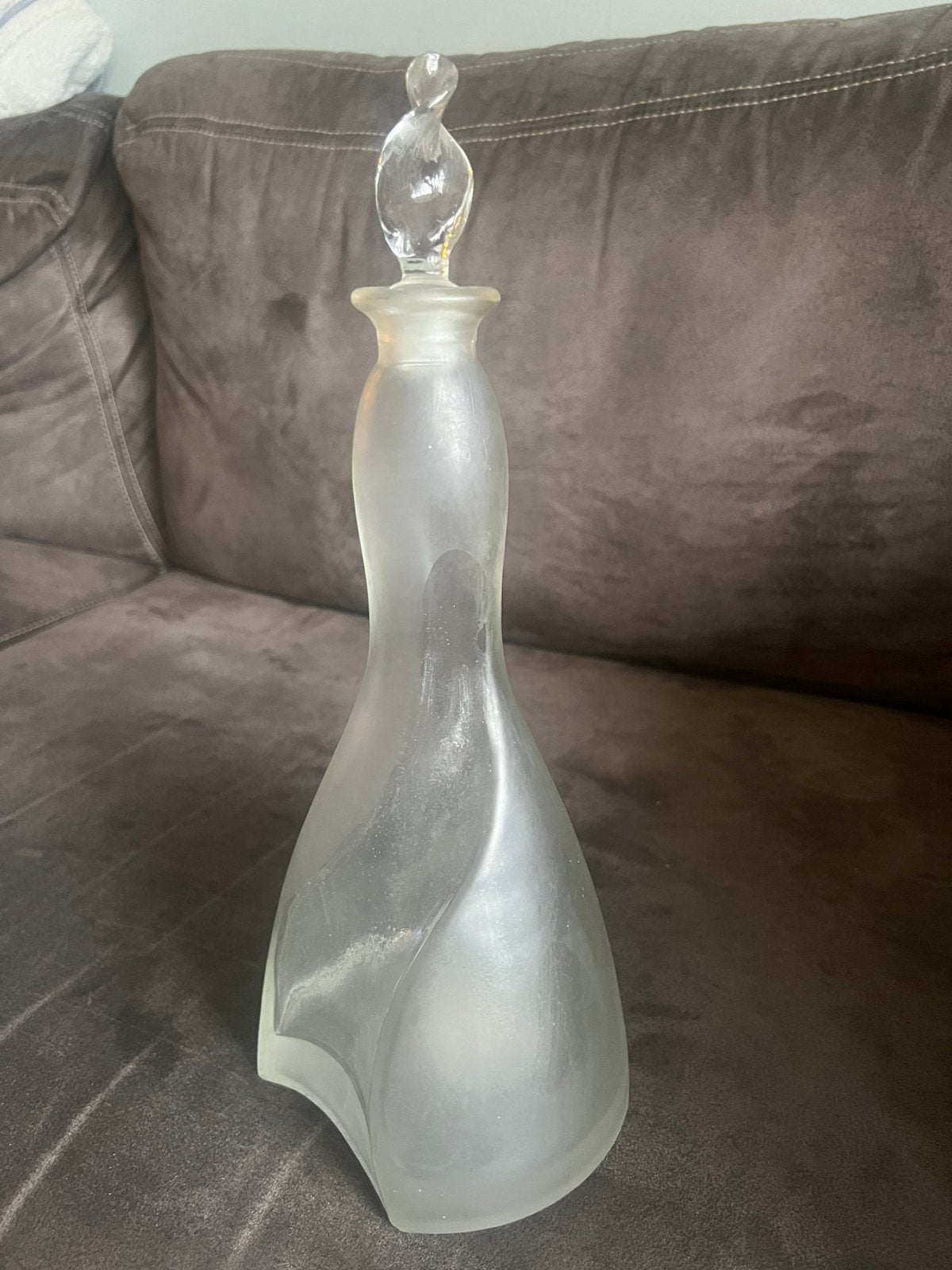 Vintage Spaanse Glazen Karaf / Vidrios de Levante., Ophalen of Verzenden