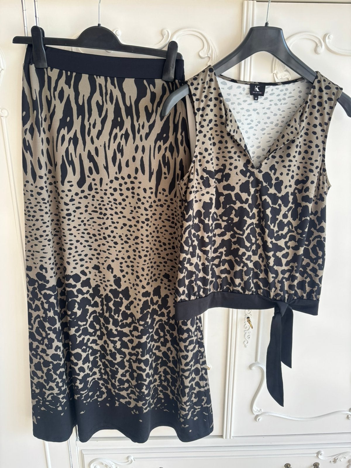 Nieuw top en maxi rok merk K Design maat XS, Overige kleuren, Nieuw, Ophalen of Verzenden, Maat 34 (XS) of kleiner