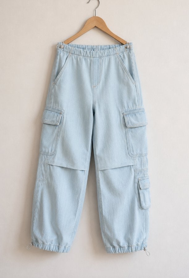 zara multi pocket broek pants cargo jeans 164, Ophalen of Verzenden, Zo goed als nieuw, Meisje, Broek