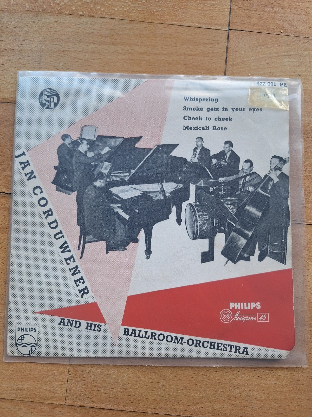 Jan Corduwener and his Ballroom-Orchestra - Whispering EP, EP, Ophalen of Verzenden, Gebruikt, Overige genres