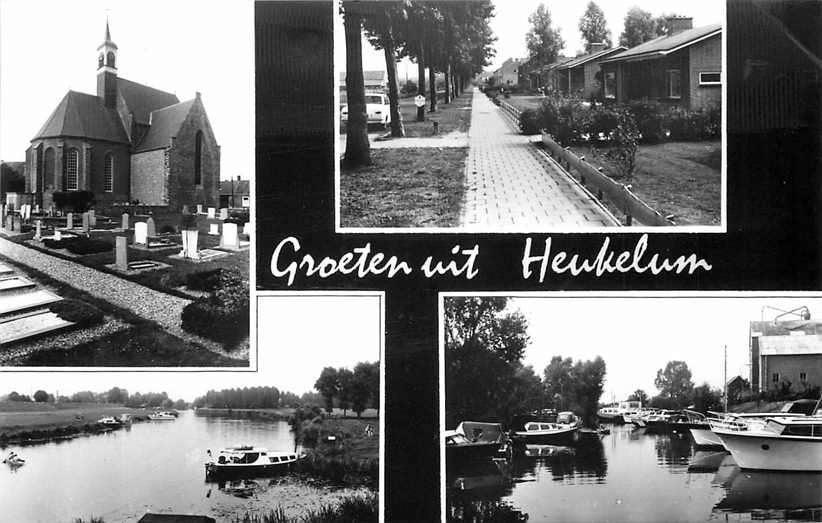 377-467-009 Heukelum Multiview, Verzamelen, Ophalen of Verzenden, Voor 1920, Gelderland